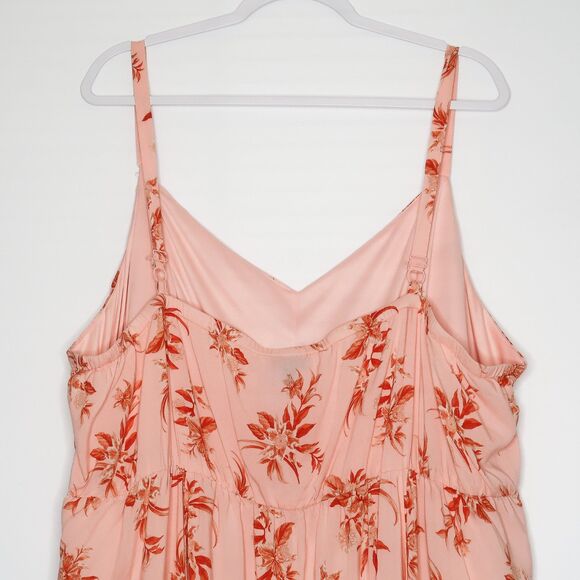 Torrid Womens Strappy Mini Dress Size 4 Floral Print Feminine Summer Vacation - Picture 8 of 10